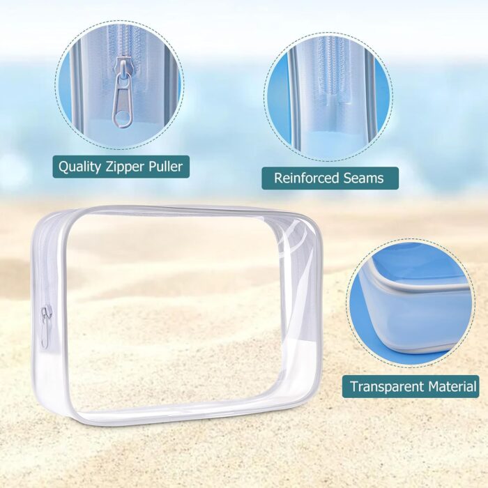 Cosywell Leakproof Squeeze Bottles Travel Kit - 4pc 3.4 oz TSA Approved for Shampoo, Conditioner and Toiletries - Image 5