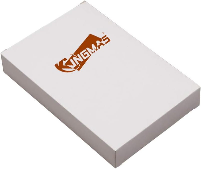 Passport Wallet Holder Cover - KINGMAS CA RFID Blocking Travel Passport Leather Case with Elastic band - Image 7