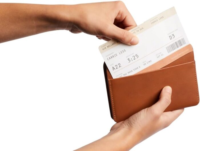 Bellroy Passport Cover (Slimline Travel Wallet/Pouch with Card Slots and Space for Cash Plus Travel documents) - Caramel - Image 6