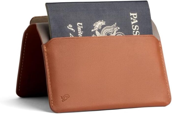 Bellroy Passport Cover (Slimline Travel Wallet/Pouch with Card Slots and Space for Cash Plus Travel documents) - Caramel - Image 4