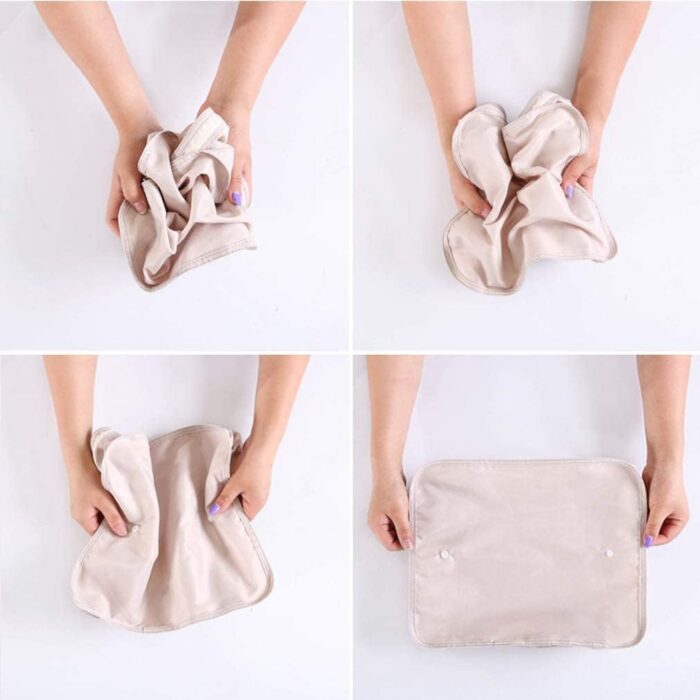 Voniry 9 Set Packing Cubes - Waterproof Mesh Travel Luggage Packing Organizer(Beige) - Image 5