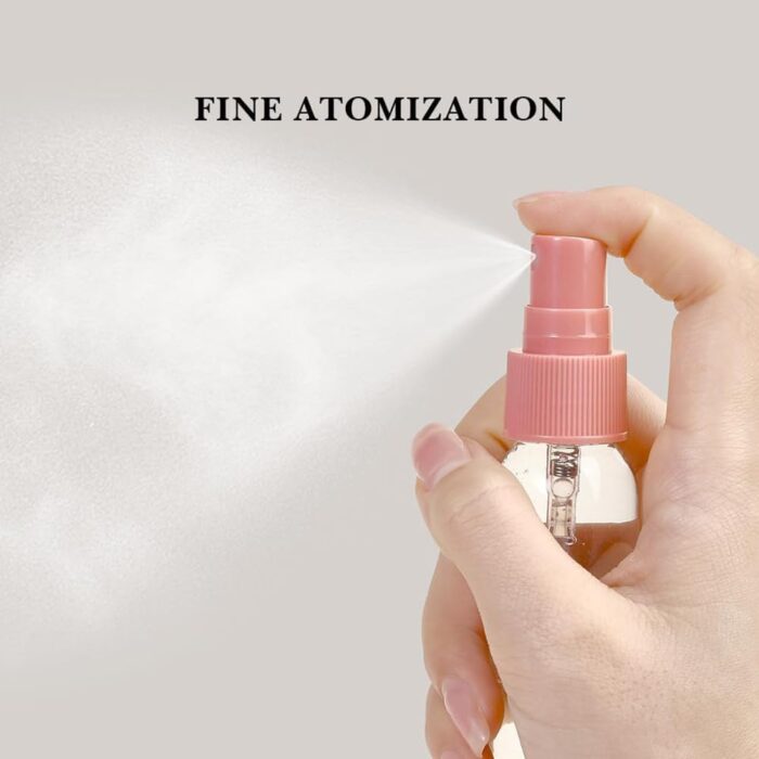 Silicone Travel Bottle Set,Squeezable Containers Set,10 Pcs Silicone Travel Containers,For shampoo,soap,body Wash,Refillable Bottles,Leak Proof Travel Essentials (Pink) - Image 4