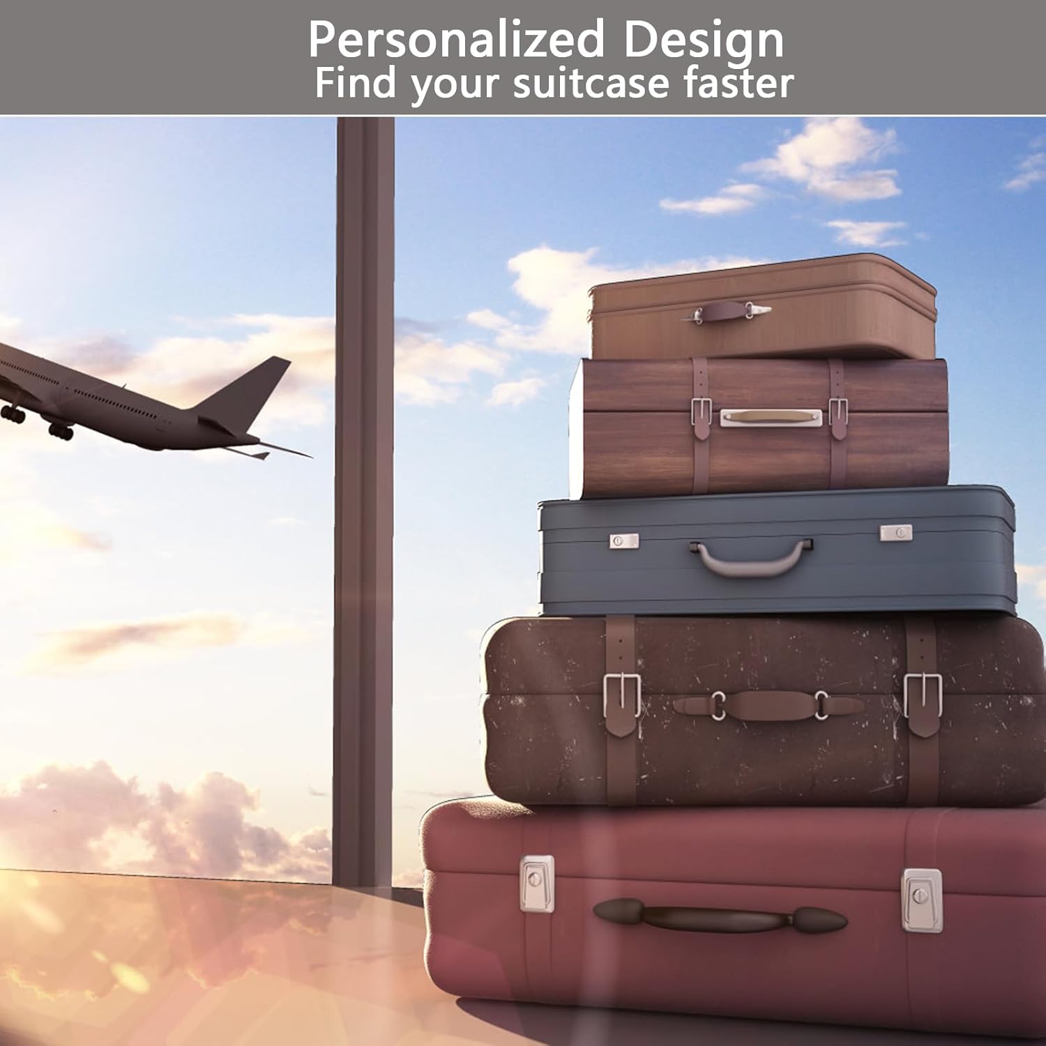 Travel Luggage Cover, Washable Spandex Travel Luggage Protector, Dustproof Anti Scratch Washable Suitcase Protector, Elastic Dustproof Protective Covers for Wheeled Suitcase (S) - Image 6