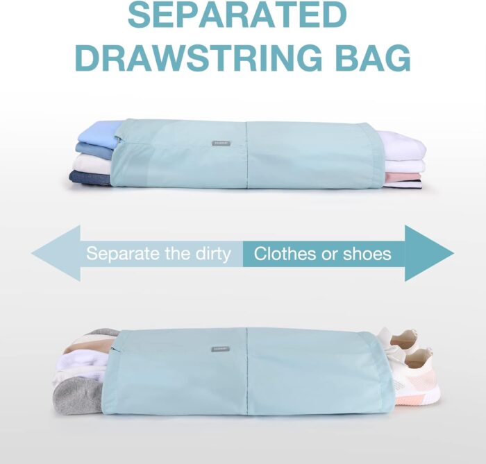 BAGSMART 6 Set Compression Packing Cubes, Lightweight Vacation Travel Essentials for Women, Travel Accessories for Suitcase Organizer Bags Set, Durable Luggage Organizer Travel Bags - Image 3
