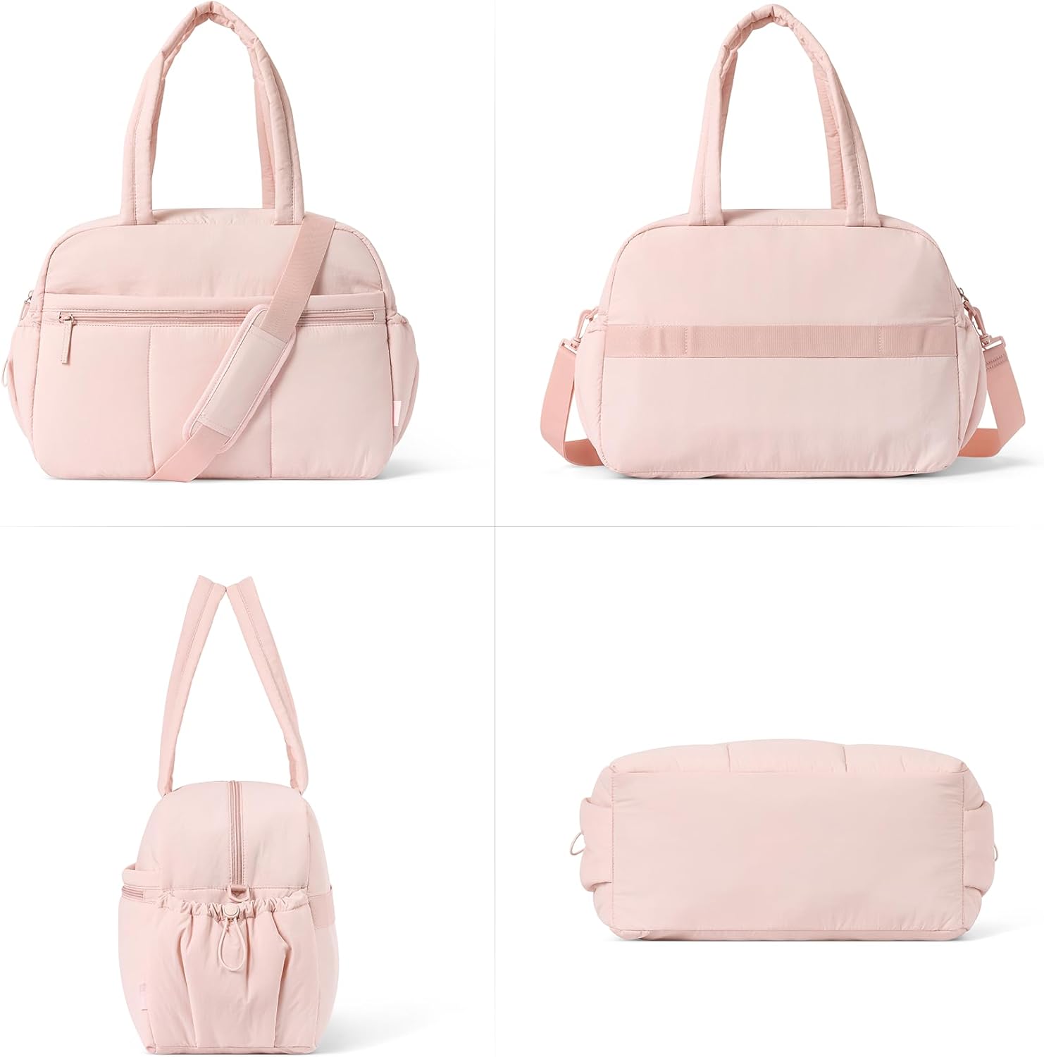 CLUCI Weekender Travel Bag for Women, 30L Duffle Tote Bag Carry On Bag Puffer Bags Gym Bag Small with Wet Pocket - Image 7