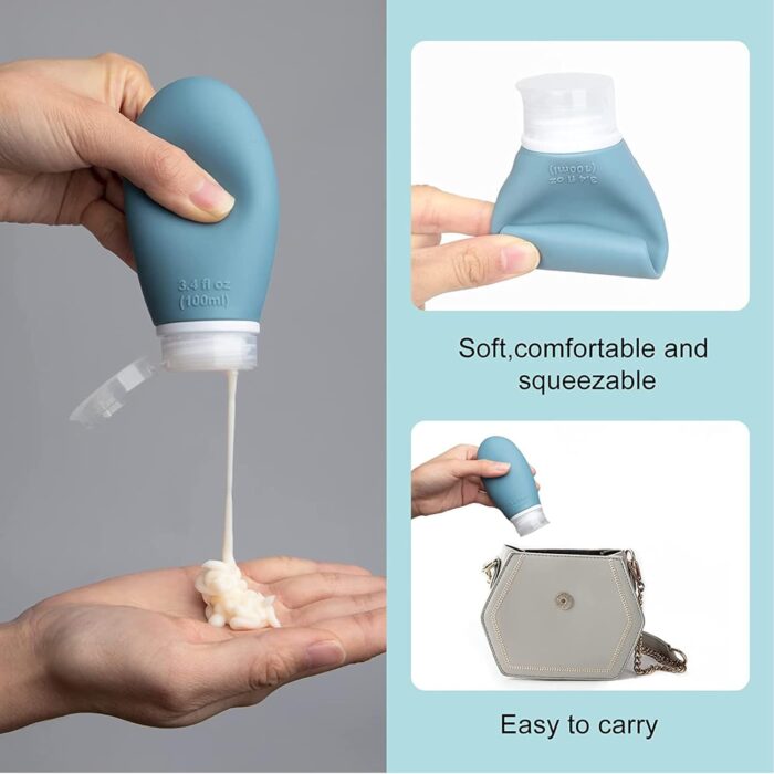 Travel Bottles for Toiletries, 13Pcs TSA Approved Travel Containers Leakproof Refillable Squeezable Containers, Travel Essentials Accessories with Tag for Shampoo Lotion Body Wash - Image 2