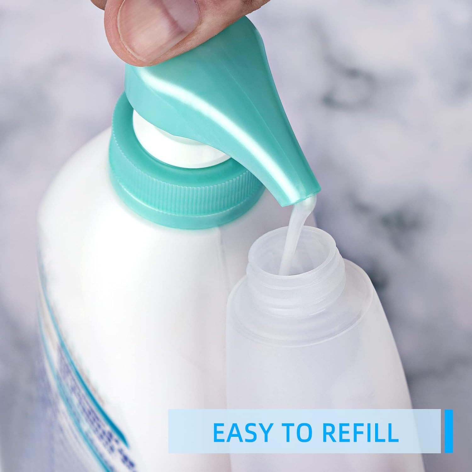 TSA Approved Travel Bottles Set for Toiletries Travel Size Containers Kit 4 Pack Portable Leak Proof Refillable Squeeze Cosmetic Airplane Essential Shampoo Hair Conditioner Body Lotion Bath Shower Gel - Image 5