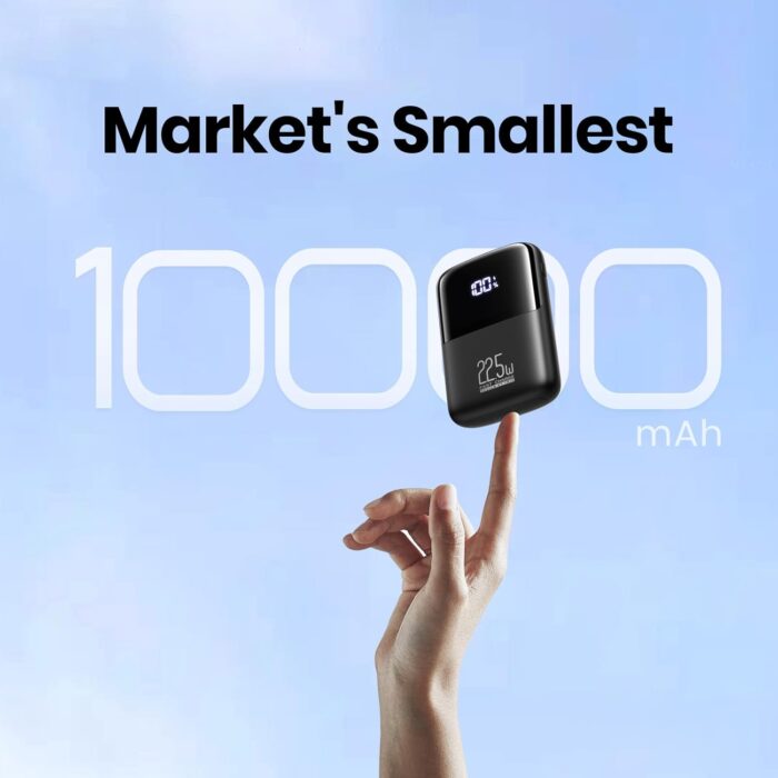 INIU Power Bank, Smallest 22.5W 10000mAh Portable Charger, USB C in&Out Fast Charging 3-Output Mini Battery Pack Charger with Phone Holder for iPhone 17 16 15 14 Samsung S24 S23 AirPods iPad etc - Image 8