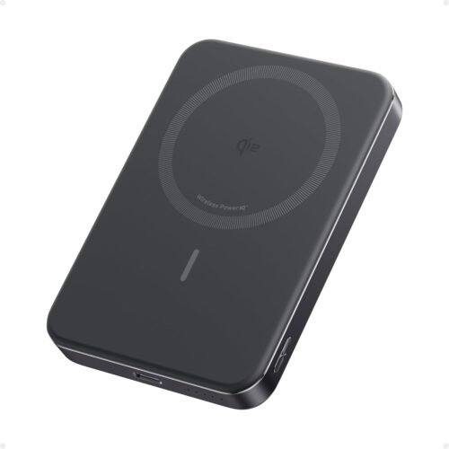 Anker MagGo Power Bank, Ultra-Slim 10,000mAh Magnetic Battery Pack, Qi2 Certified 15W Ultra-Fast MagSafe Compatible Portable Charger, Ergonomic Design, for iPhone 17/16/15/14/13/12 Series Only