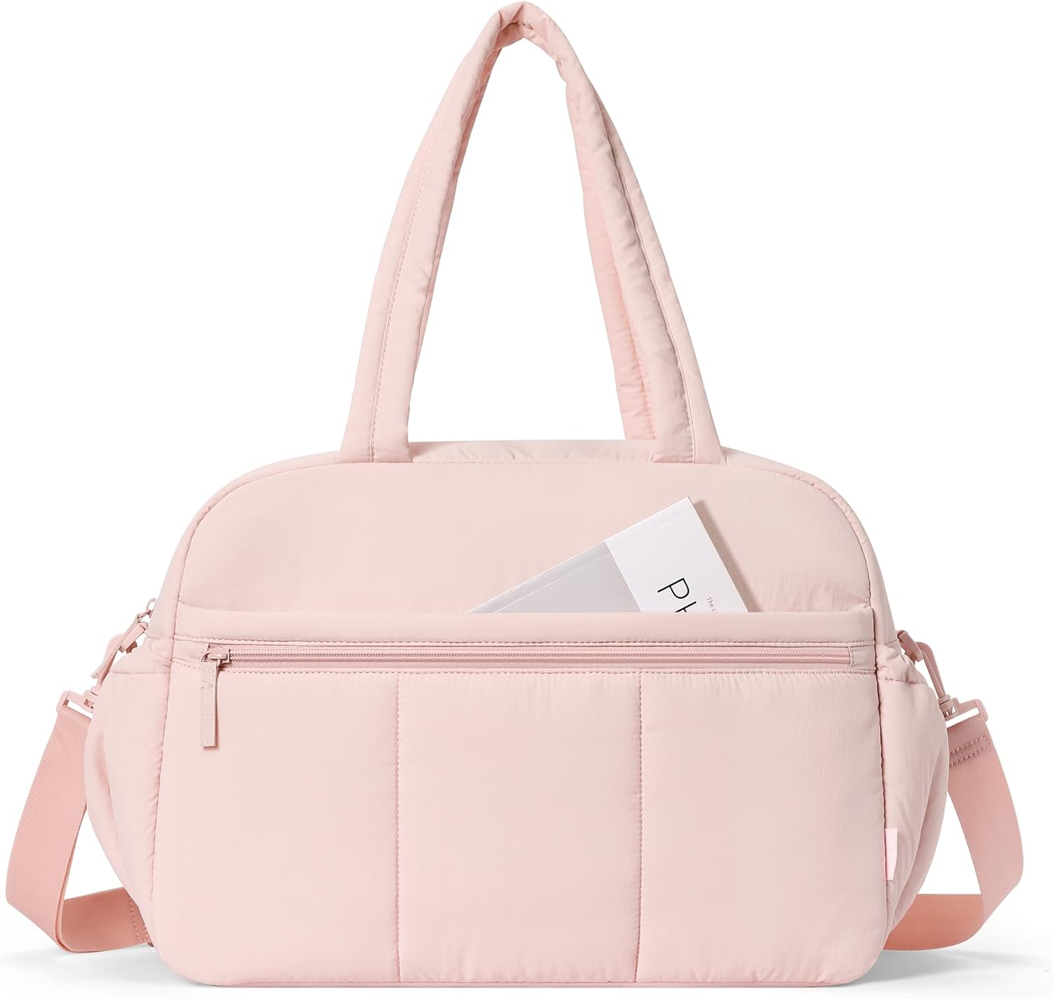 CLUCI Weekender Travel Bag for Women, 30L Duffle Tote Bag Carry On Bag Puffer Bags Gym Bag Small with Wet Pocket - Image 8