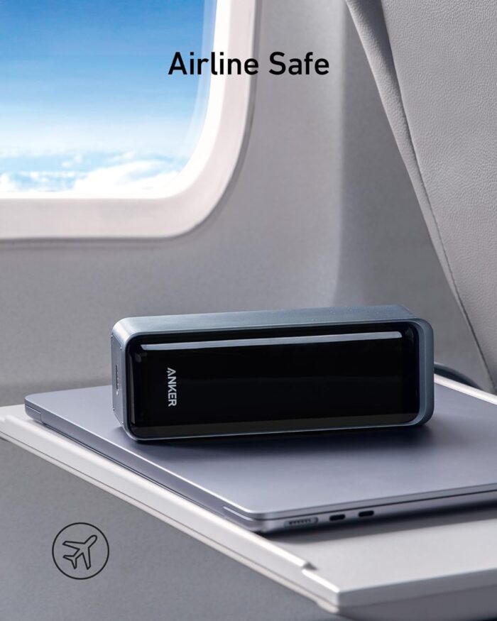 Anker Prime Power Bank, 27,650mAh 3-Port 250W Portable Charger for Travel, TSA-Approved, Smart App, for MacBook Pro/Air, iPhone 17/16/15/14 Series, Laptops and More (Charging Base Not Included) - Image 6