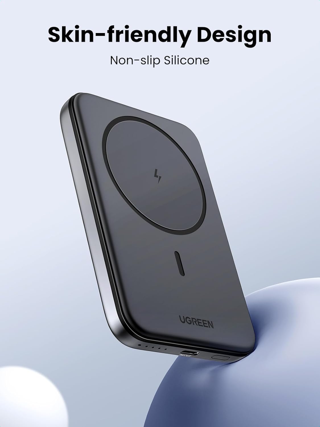 UGREEN Magnetic Power Bank 5000mAh, 15W USB C PD Fast Charge Portable Charger Compatible with iPhone 17 16 Pro Max, 15,14 Plus, 13, 12 Series with 60W 0.5M Cable, Black - Image 5