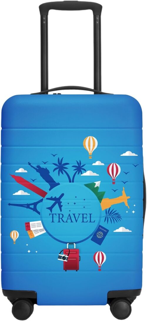 GalleryGlide Luggage Covers for Suitcase TSA Approved, Suitcase Cover Protector Anti Scratch Dirt Fits 18-32 Inch Luggage