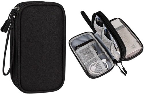Enhanced Cable Bag Organizer for Electronic Accessories, Travel Pouch Storage Cases