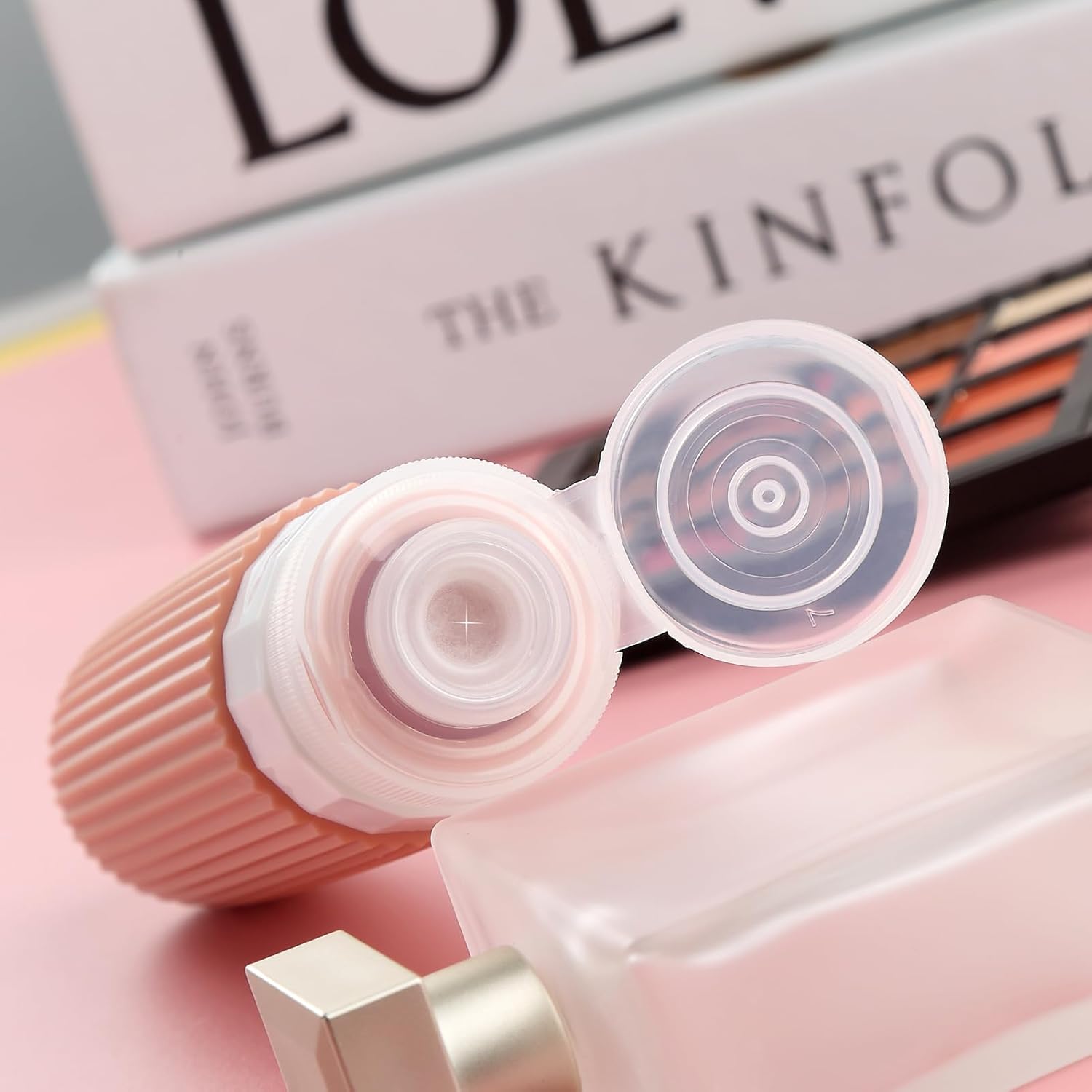 Mrsdry Travel Bottles for Toiletries 8 Pack, Tsa Approved Travel Size Toiletries Containers with Clear Bag, Leak Proof Silicone Squeezable Traveler Essentials Creams Jars - Image 9