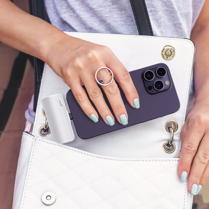 iWALK Mini Power Bank 3350mAh, Portable Phone Charger Compact Powerbank with Lightning Plug, External Battery Bank Compatible with iPhone 14/13/13Pro/12/12 Pro/SE/11/11 Pro/XS/XR/X/8/8 Plus/7/6/6S - Image 5