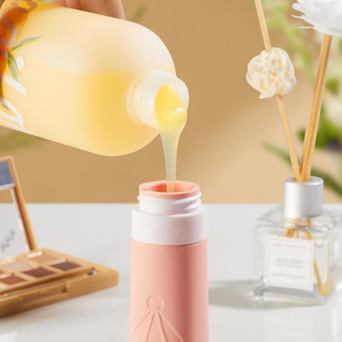 INSFIT Travel Bottles for Toiletries, TSA Approved 90ml Travel Size Containers, BPA Free Leak Proof Squeezable Silicone Tubes for Shampoo Conditioner Lotion Soap with Labels - Image 3