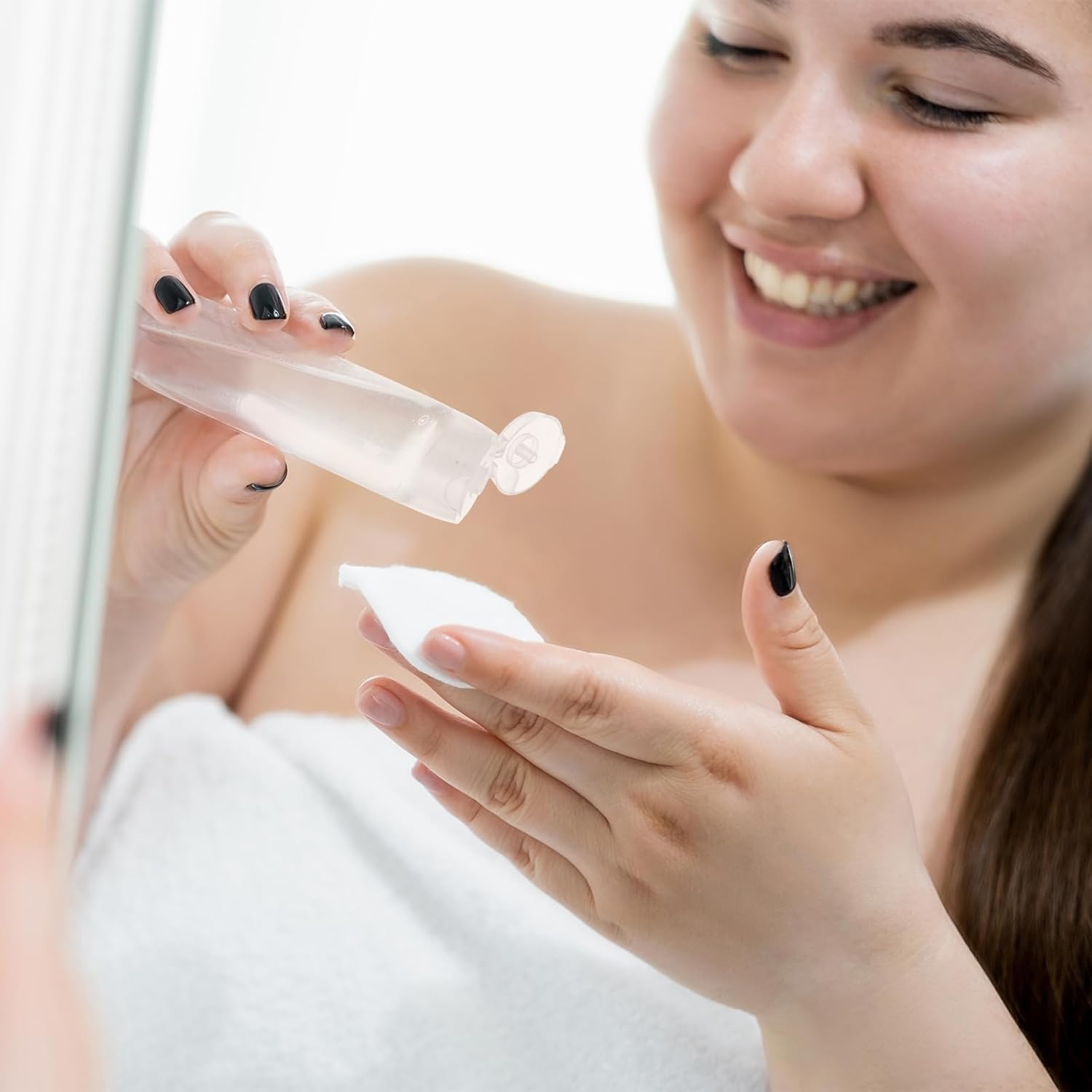 Amaezorx 5-Pack 1oz Travel Bottles Leak Proof - Refillable Clear Toiletry Containers for Shampoo, Lotion & Cosmetics, Empty Squeeze Tubes with Twist Cap, TSA Approved Portable Dispensers - Image 8