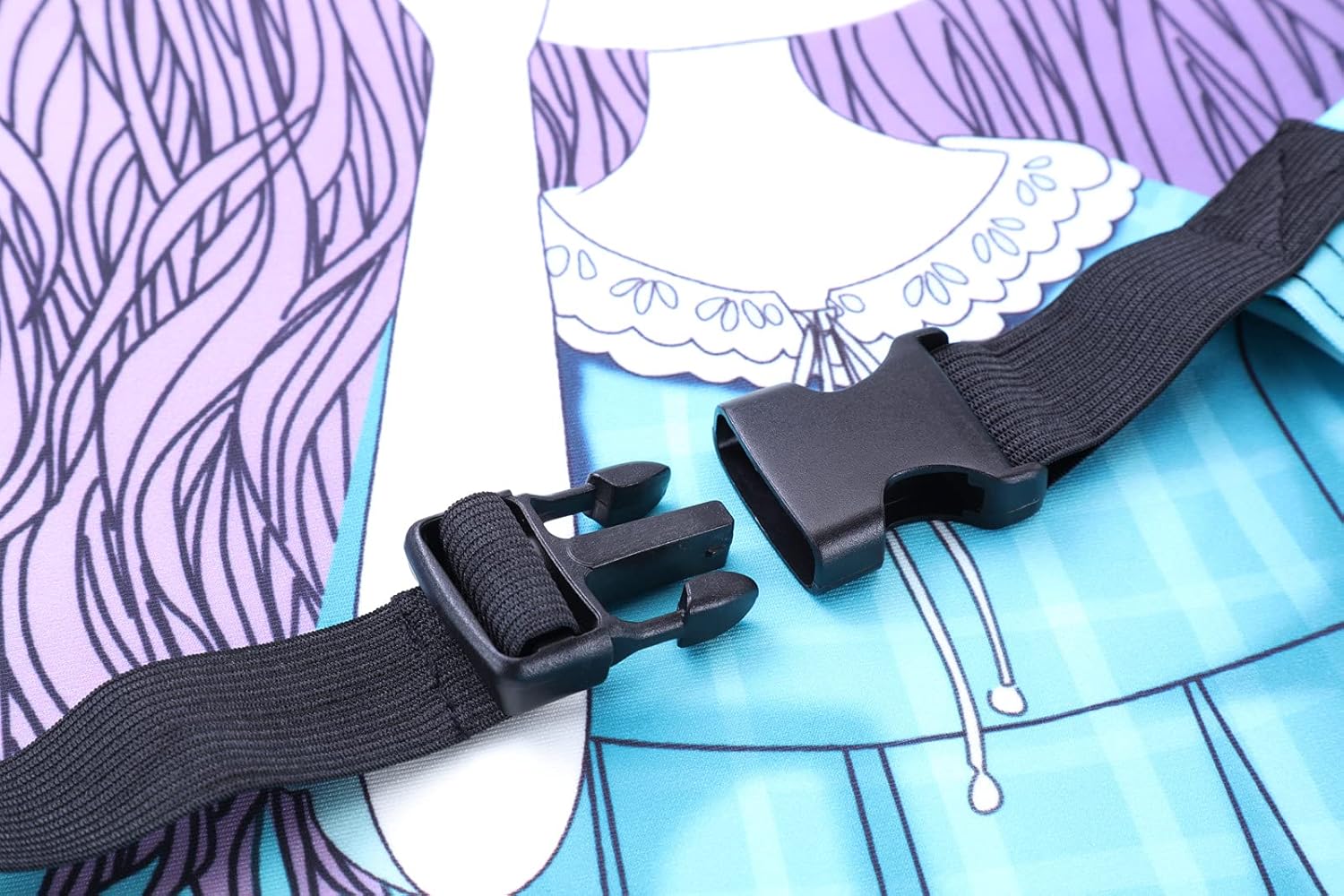 LEAFOREST Spandex Elastic Water Resistant Protective Travel Suitcase Cover Fits 19-32 Inch (Girl, M), Girl, M, Dress Up - Image 6