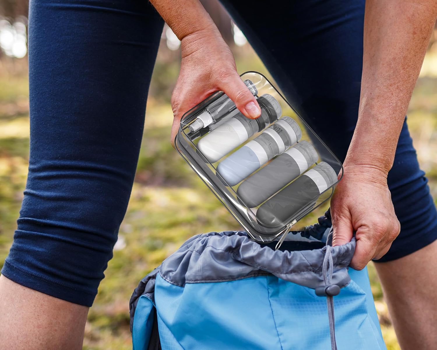 Vinofes 16 Pack Travel Size Toiletries Kits - Leak Proof TSA Approved Travel Bottles for Toiletries Essential - BPA Free Travel Containers for Shampoo, Conditioner, Lotion - Image 7