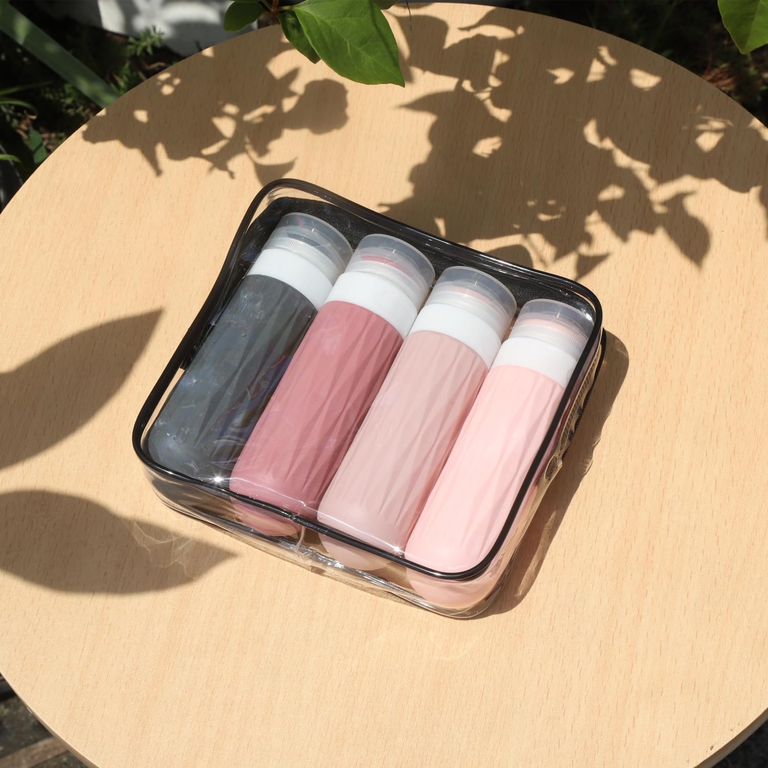 Travel Bottles for Toiletries, TSA Approved Travel Size Containers, Silicone Toiletries Bottles, BPA Free, Leakproof, Refillable Containers Kits for Shampoo, Lotion (Pink) - Image 8