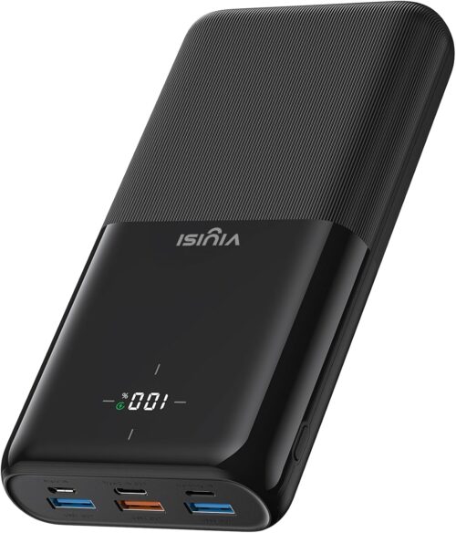 30000mAh Power Bank, 22.5W Fast Charging USB C Portable Charger with 4 Outputs & 3 Inputs, External Battery Pack for iPhone 17/16/15 14/13 iPad Samsung Andriod Phones Travel Accessories