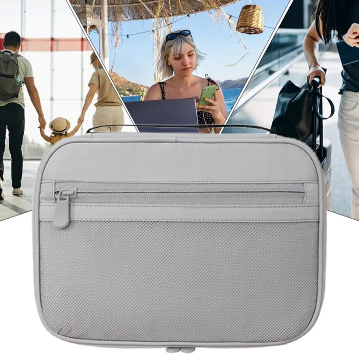 Charger Organizer Case, Cable Management Bag, Dustproof Electronic Organizer, Cord Travel for Cables, Chargers, Phones - Image 4