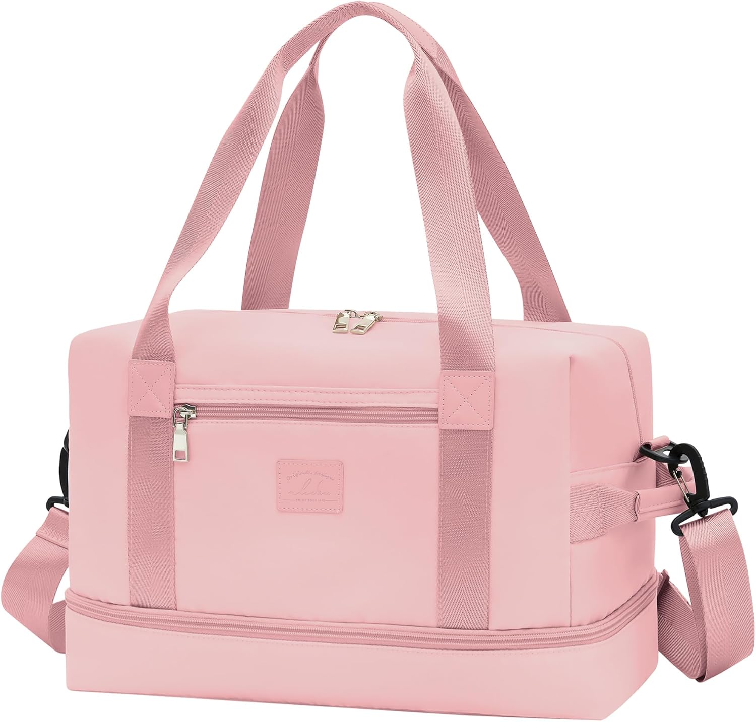 Personal Item Bag Small Travel Duffle Bag Weekender Bag Overnight Bag for Women and Men Waterproof Sport Gym Bag, Hospital Bag with Shoulder Strap, Shoe Compartment