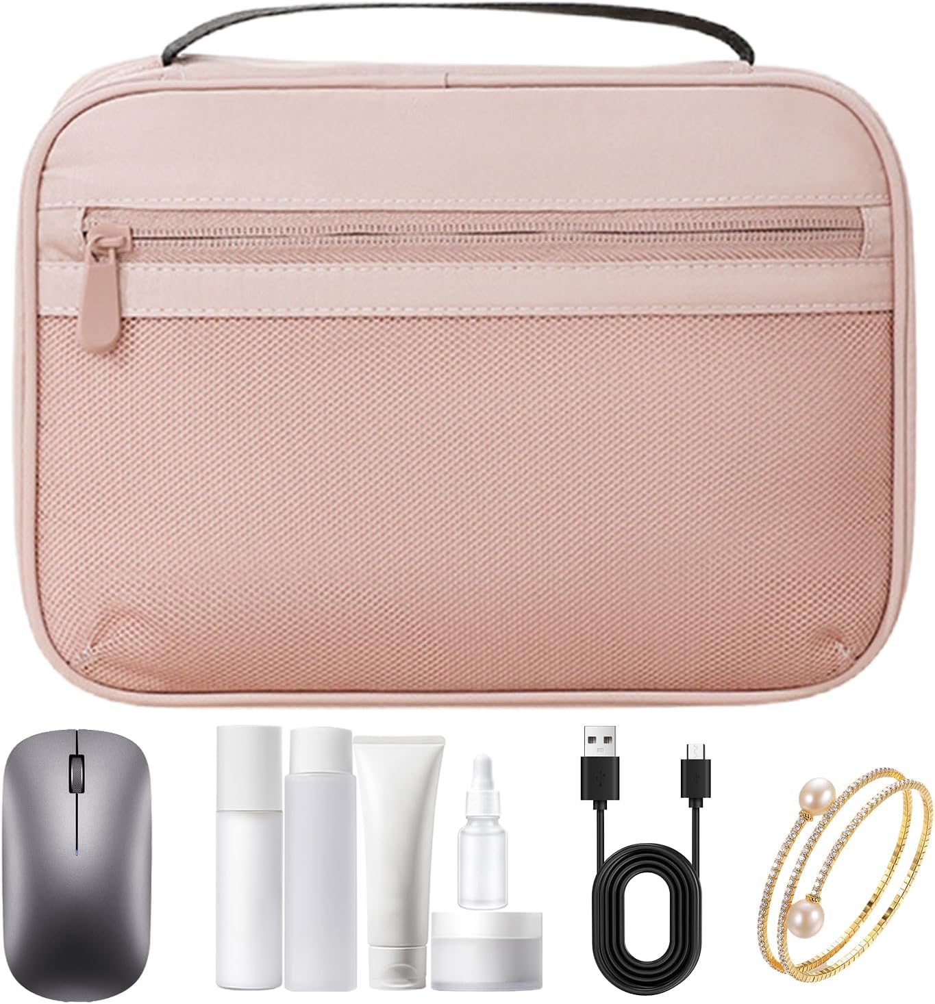 Cable Organizer Bag - Wire Travel Organizer - Portable Electronic, Travel Cable Electronic Case Bag - Image 7