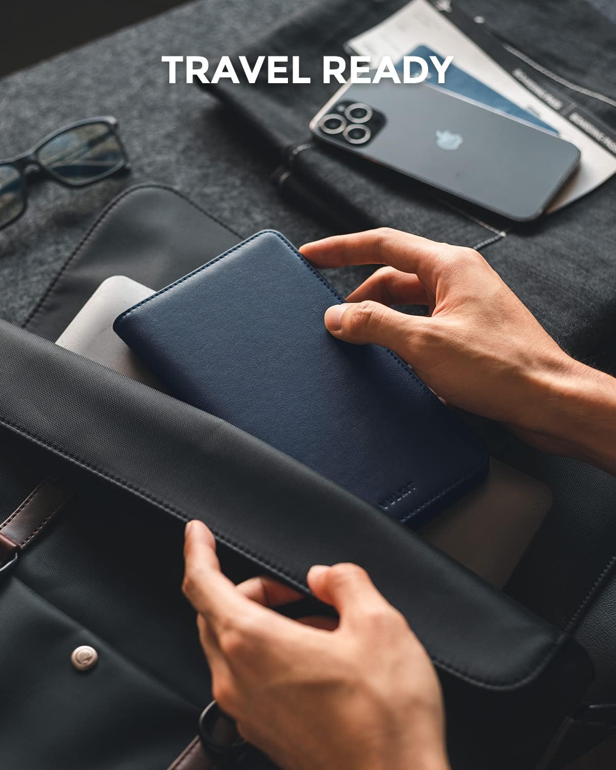 VULKIT Passport Holder Wallet RFID Blocking Travel Wallet for Men & Women - Image 5