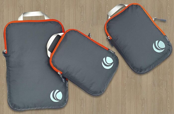 Cipway Compression Packing Cubes, 3 Set Compressible Packing Cubes Travel Organizer, Expandable Travel Essentials for Carry-On Luggage, Suitcase & Backpack (Grey) - Image 6