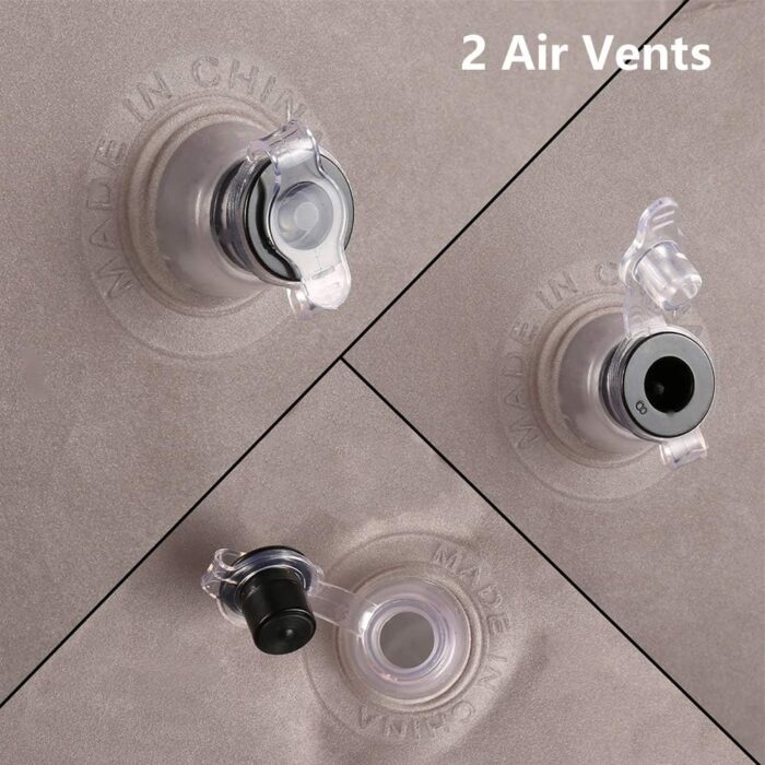 AirGoods Inflatable Travel Pillow for Foot Rest on Airplanes and Kids to Sleep on Long Flights (Grey) - Image 2