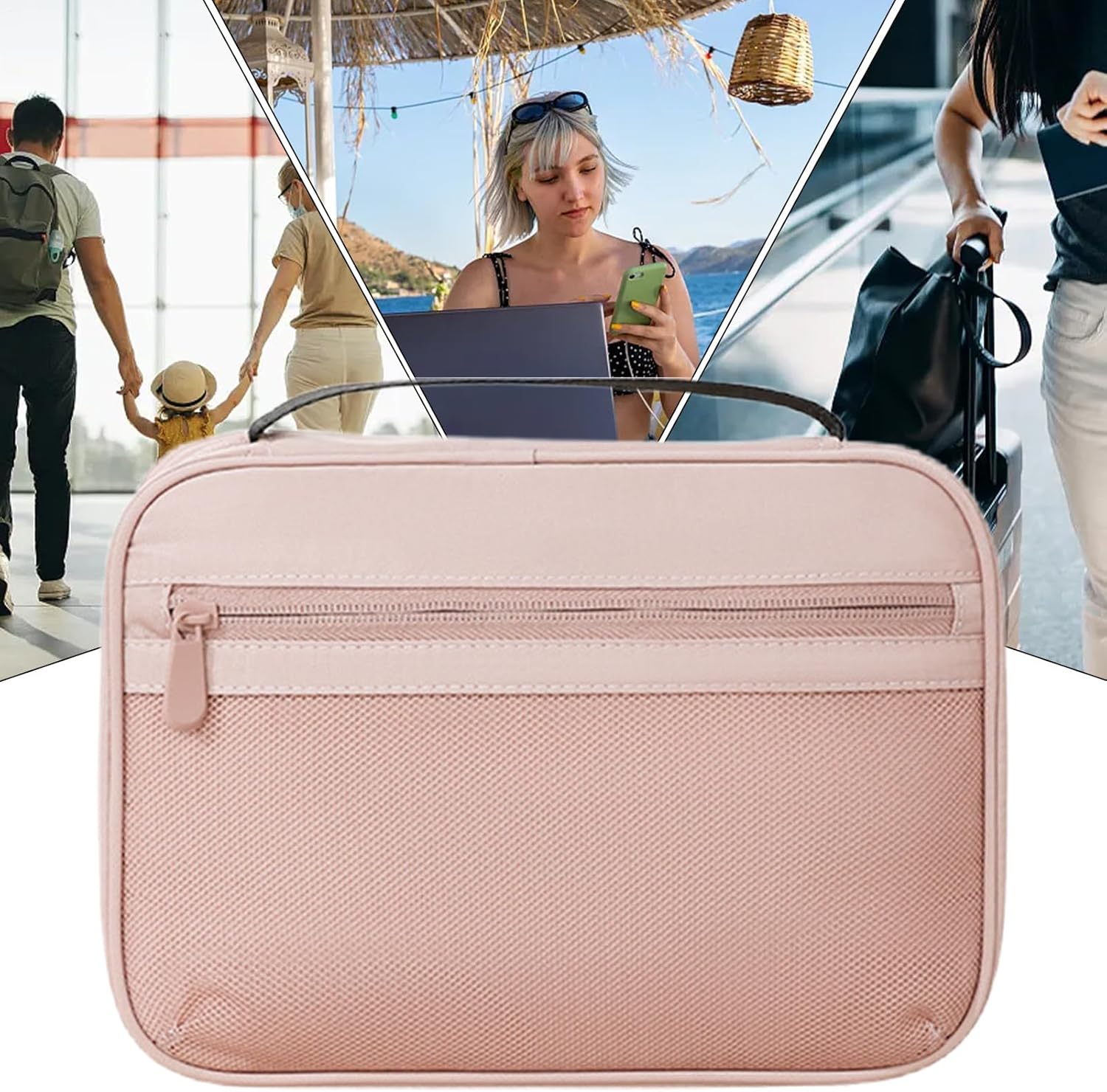 Cable Organizer Bag - Wire Travel Organizer - Portable Electronic, Travel Cable Electronic Case Bag - Image 4