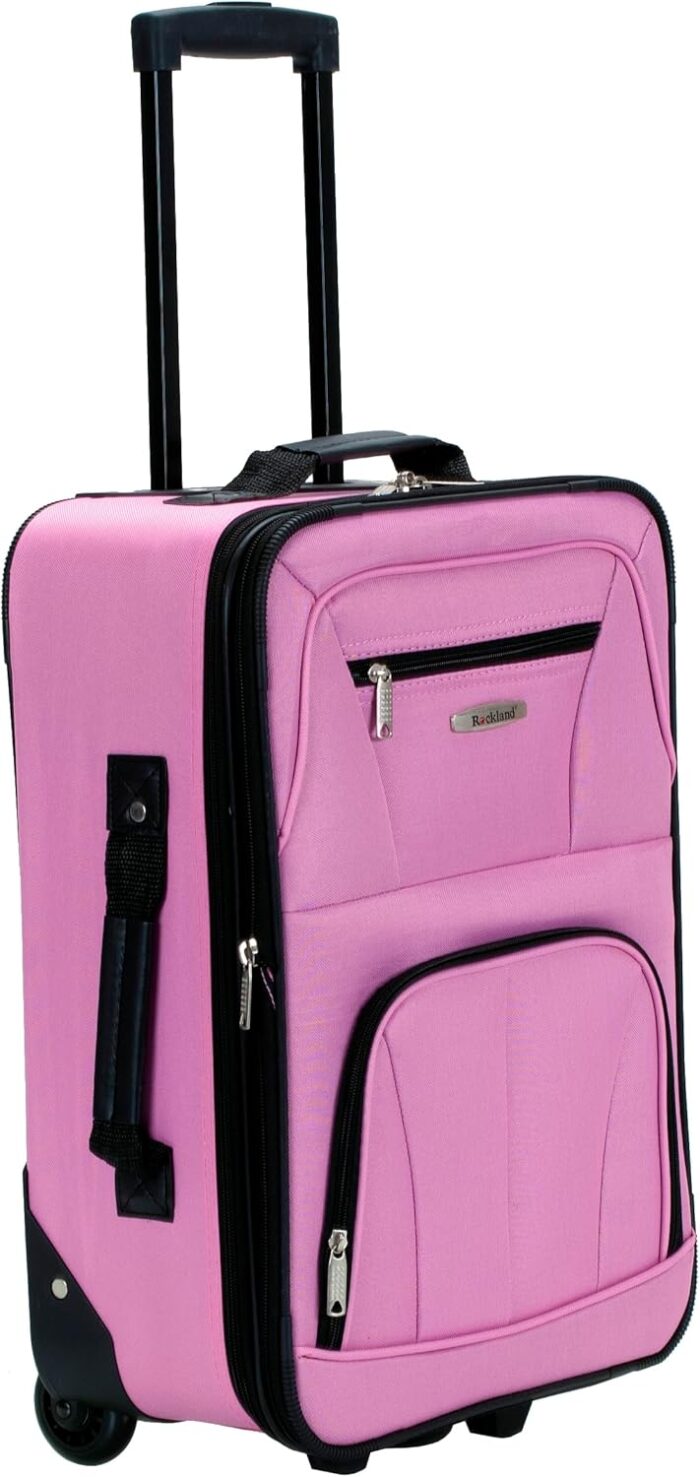 ROCKLAND Luggage 2-Piece Set, Pink, One Size - Image 10