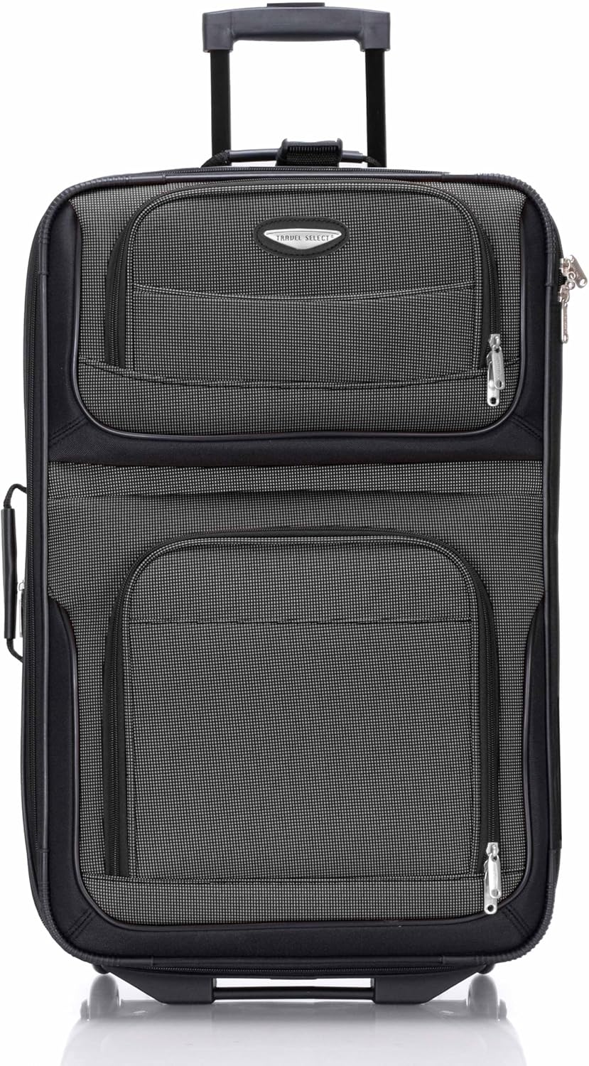 Traveler's Choice Amsterdam 4-Piece Luggage Set, Gray - Image 2