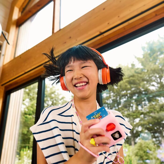 Yoto Mini (2024 Edition) + Make Your Own Card – Kids Screen-Free Bluetooth Audio Player, All-in-1 Travel Device Plays Stories Music Podcast Radio Ok-to-Wake Clock, Use as Speaker or with Headphones - Image 4