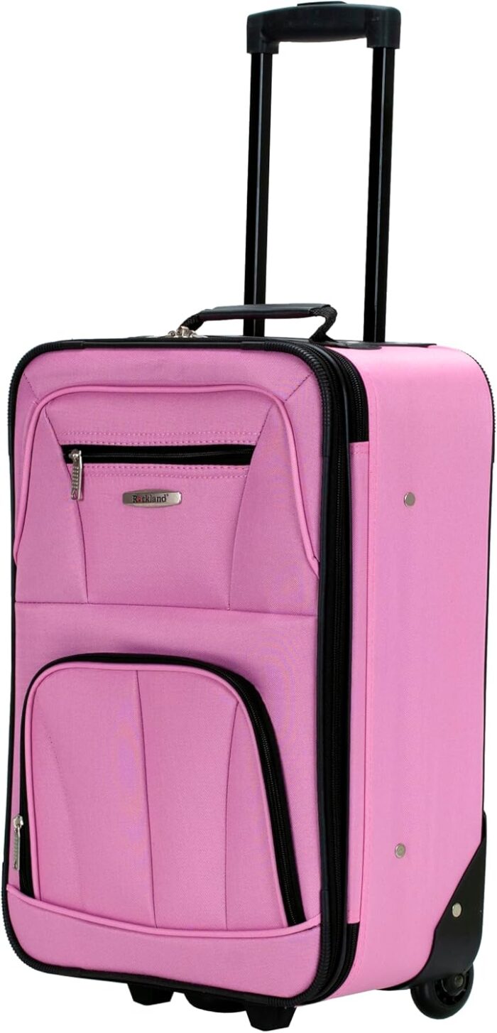 ROCKLAND Luggage 2-Piece Set, Pink, One Size - Image 11