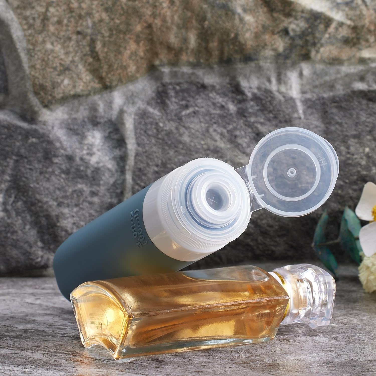 23 Pack Travel Bottles for Toiletries, TSA Approved Shampoo Bottles, Silicone Travel Containers for Toiletries, Leak Proof Refillable Travel Essentials for Liquids Shampoo and Conditioner - Image 2