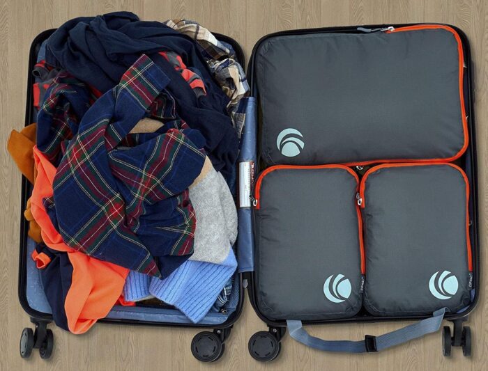 Cipway Compression Packing Cubes, 3 Set Compressible Packing Cubes Travel Organizer, Expandable Travel Essentials for Carry-On Luggage, Suitcase & Backpack (Grey) - Image 7