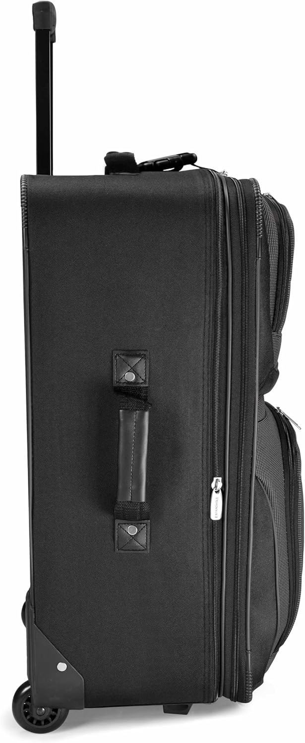 Traveler's Choice Amsterdam 4-Piece Luggage Set, Gray - Image 3