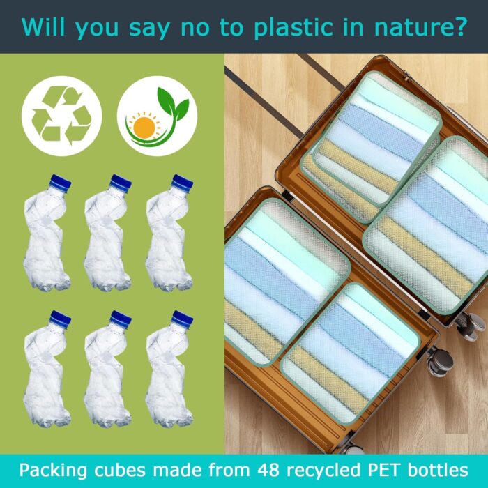 Packing Cubes, Packing Cubes for travel, Suitcase Organizer, Travel Cubes for Packing, Packing Cube, Luggage Organizer Bags - Image 5