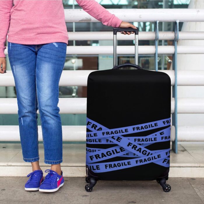 HYPER VENTURE Washable Luggage Cover - Fashion Suitcase Protector Fits 31-32 Inch Luggage (Fragile, XL) - Image 7