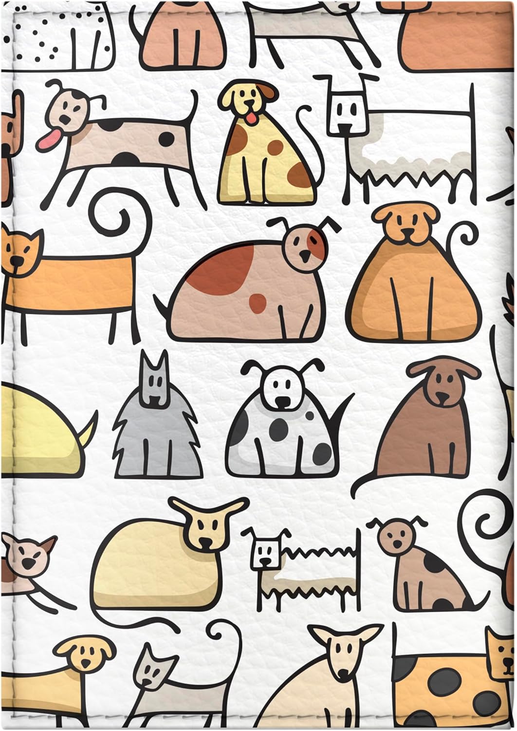 Quttie, Passport Cover for Kids, Women and Men, Travel Passport Holder (Dogs) - Image 3