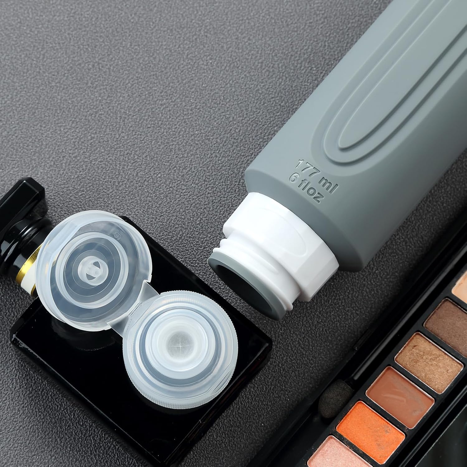 Mrsdry Travel Bottles for Toiletries, Large 177ml Travel Size Containers, BPA Free Leak Proof Squeezable Silicone Tubes for Shampoo Conditioner Lotion Soap with Clear Bag and Labels - Image 5