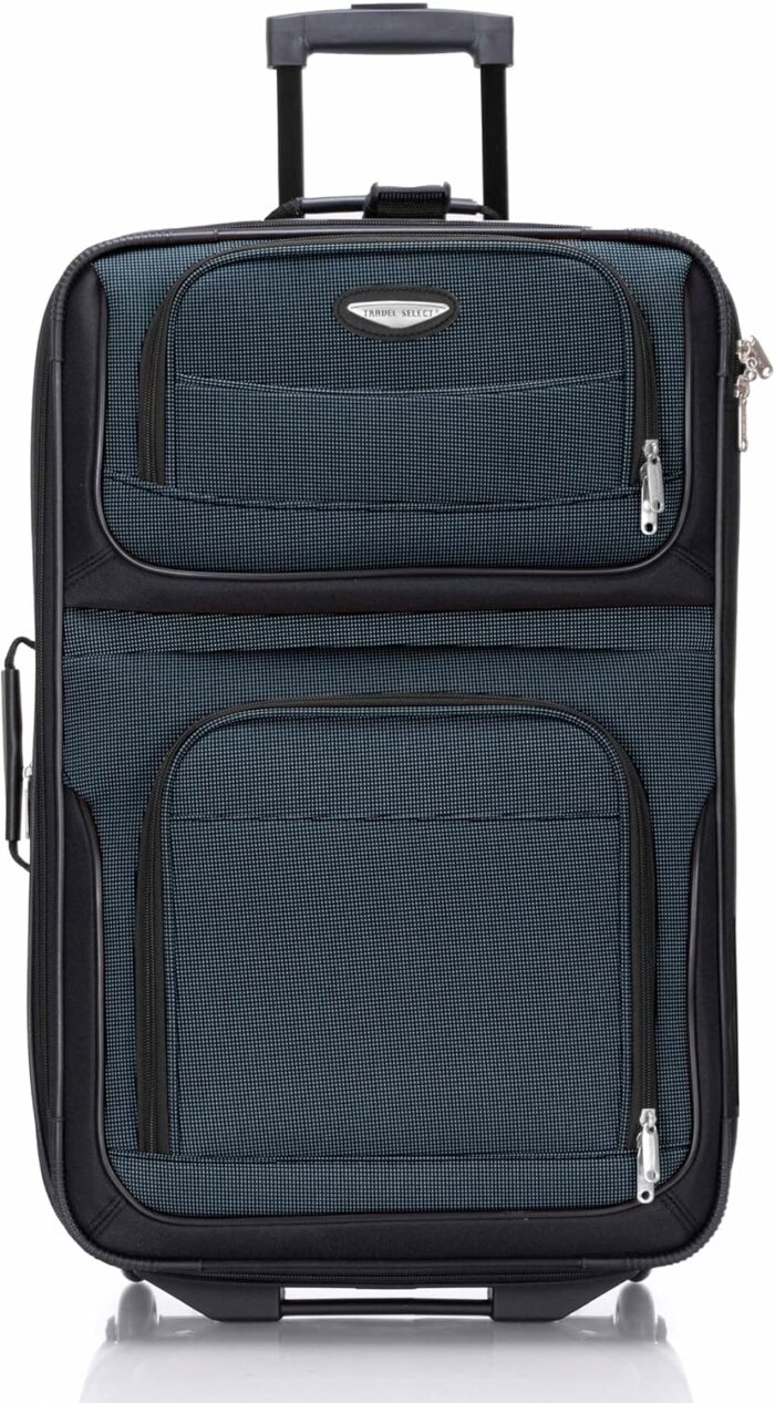 Traveler's Choice Travel Select Amsterdam 25-Inch Expandable Rolling Upright, Navy, One Size - Image 2
