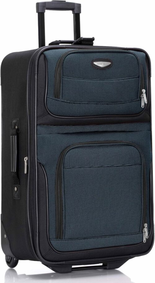 Traveler's Choice Travel Select Amsterdam 25-Inch Expandable Rolling Upright, Navy, One Size