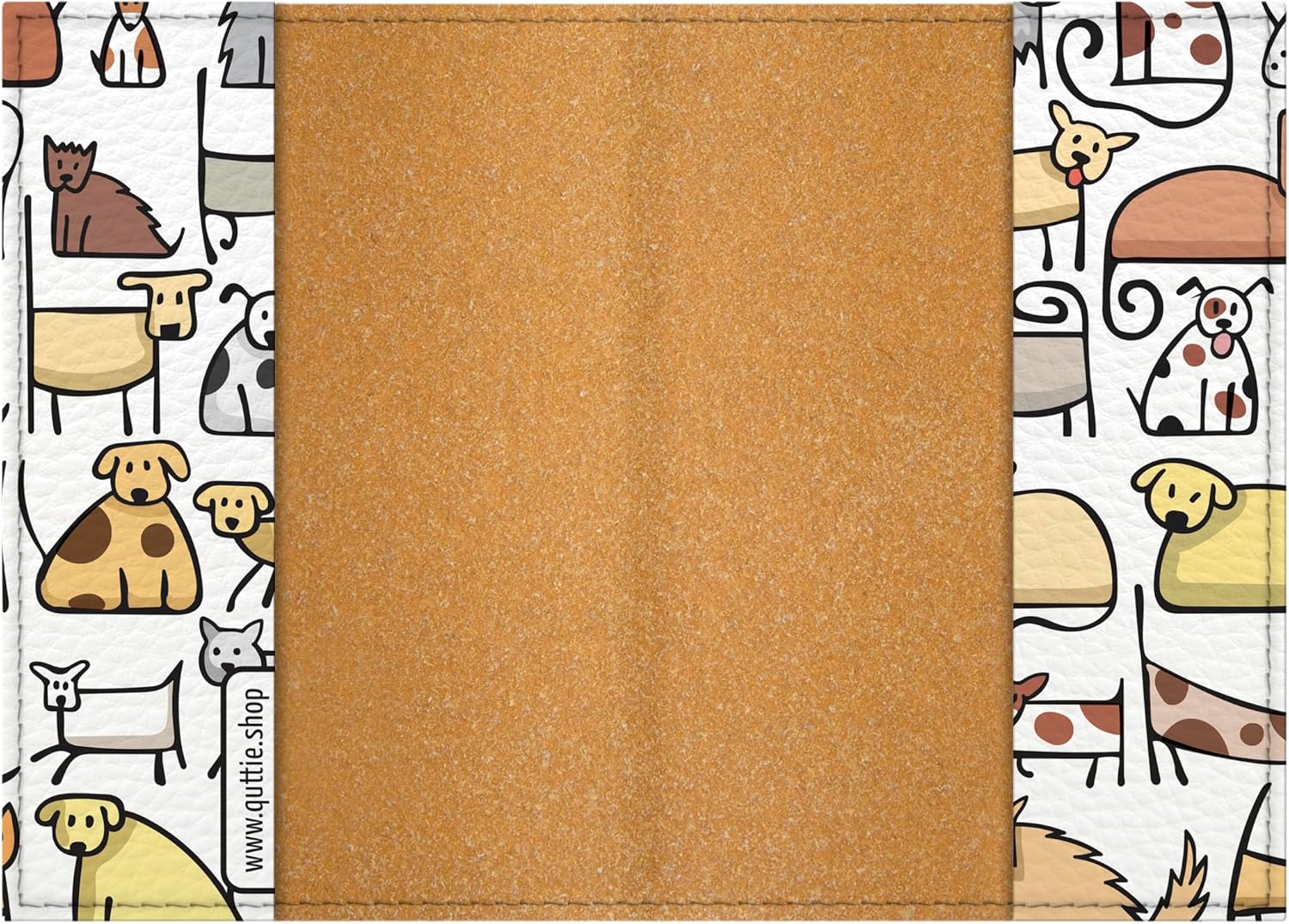 Quttie, Passport Cover for Kids, Women and Men, Travel Passport Holder (Dogs) - Image 4