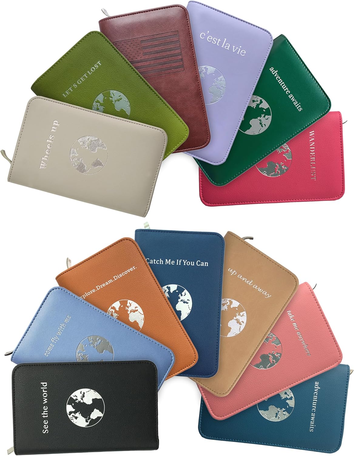 Phone Charging Passport Holder - Travel Case with New & Improved Power Bank - RFID Blocking Security - Unique Zipper Closure - Travel Document, Cards & Money Holder - Image 6