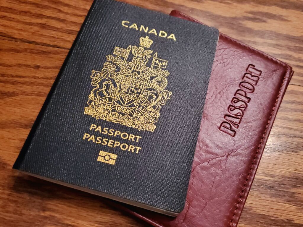 Canadian passport before registering with ROCA